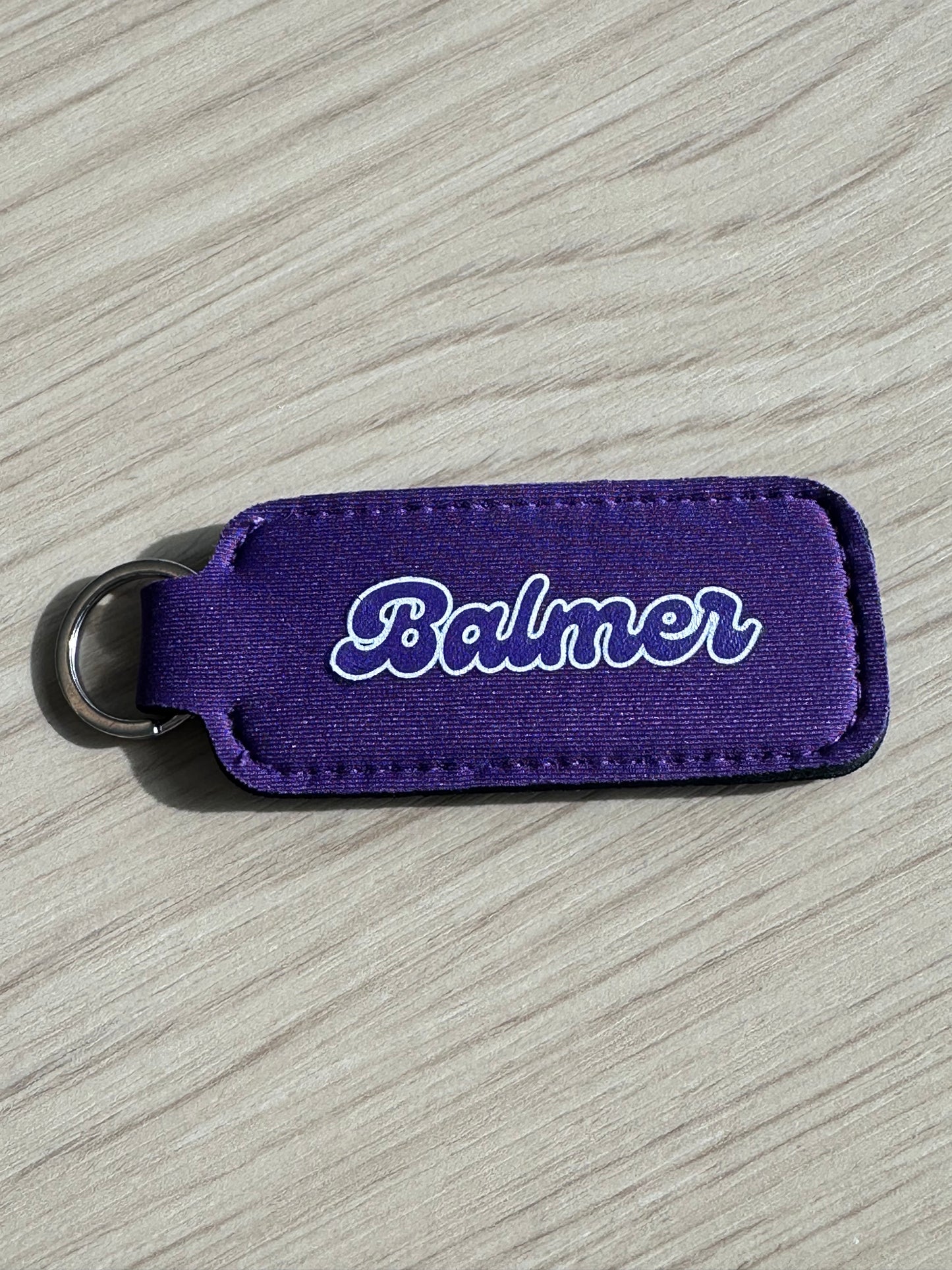 Logo Lip Balm Holder Keychain