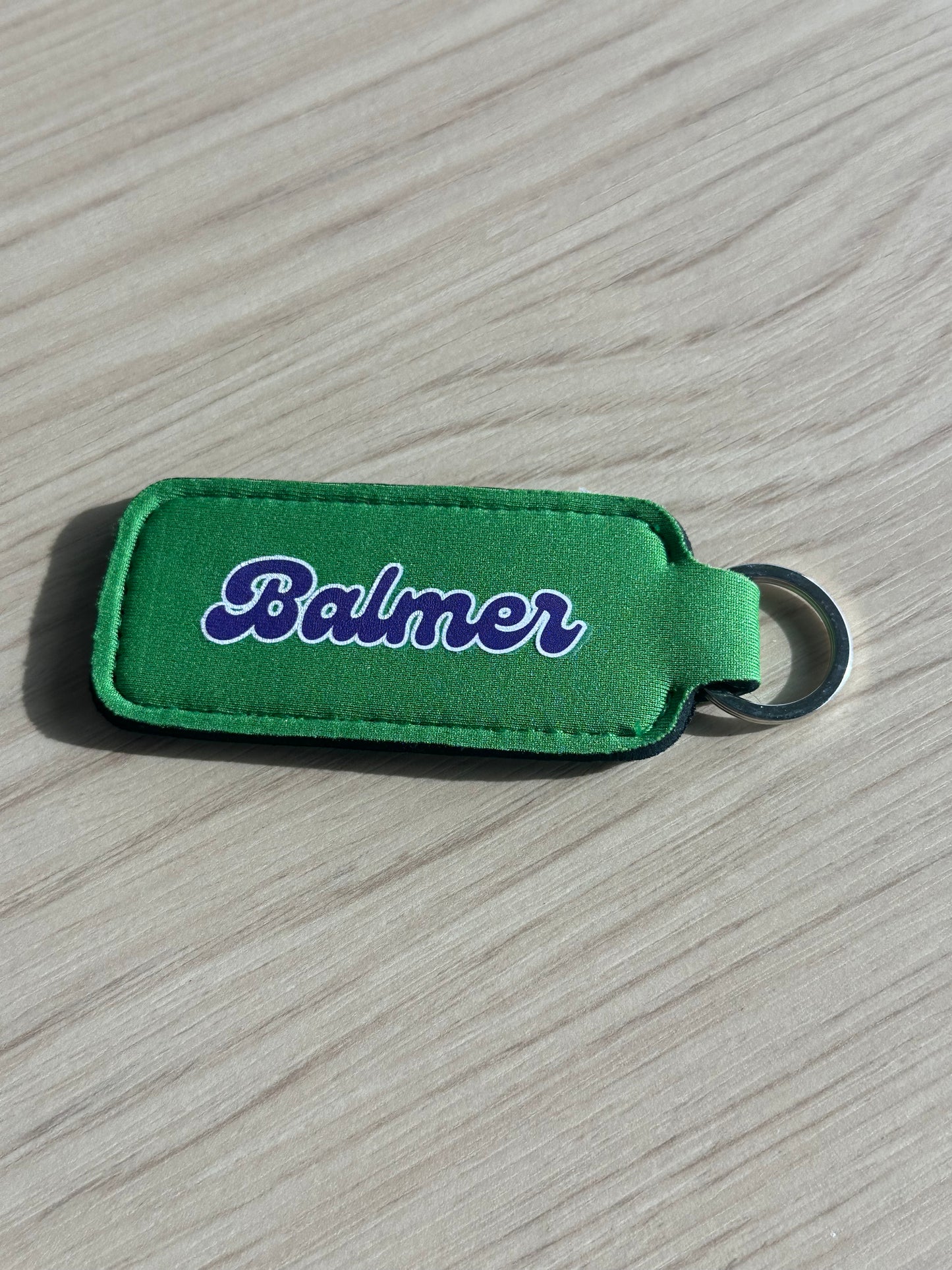 Logo Lip Balm Holder Keychain