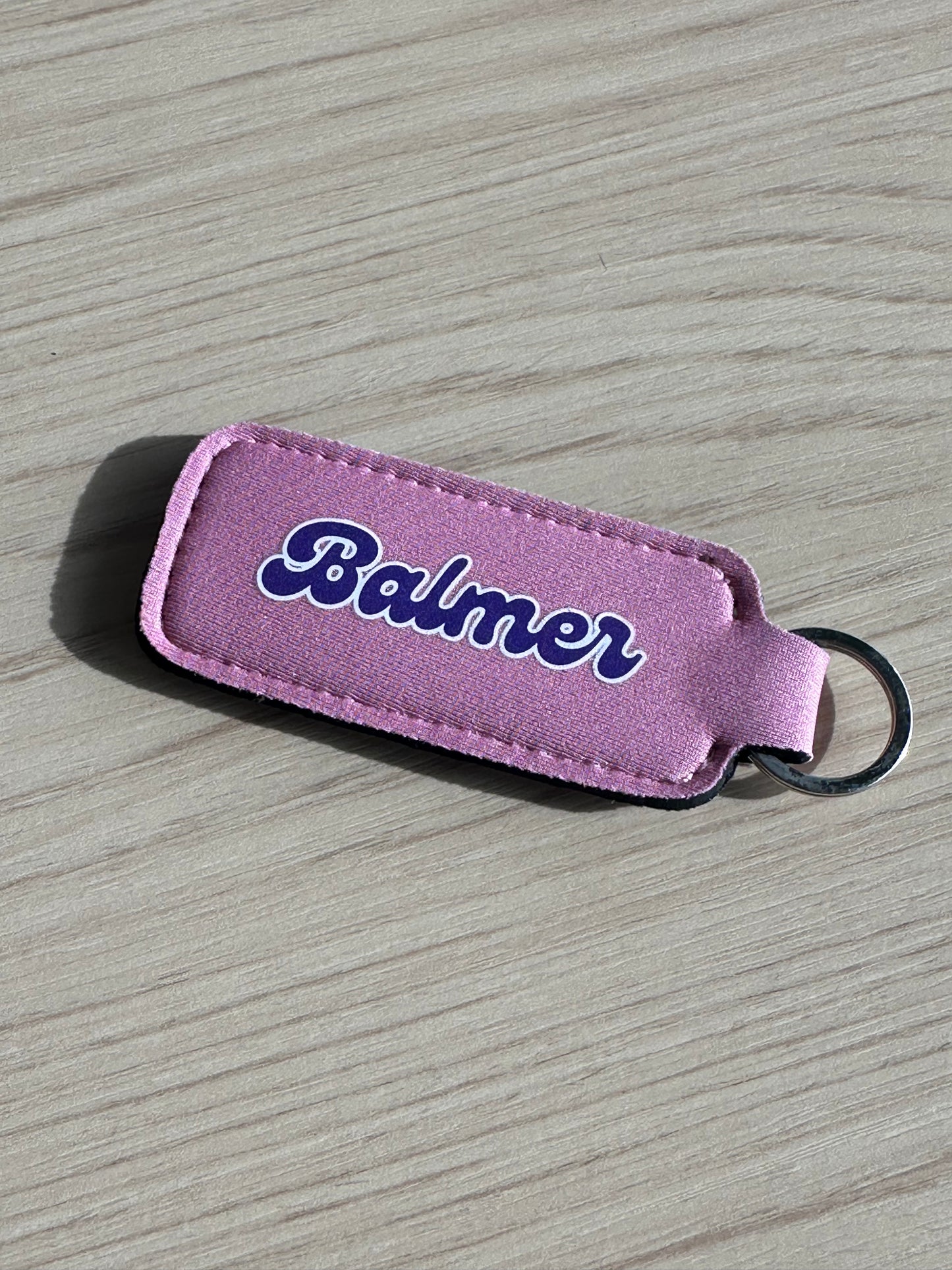Logo Lip Balm Holder Keychain