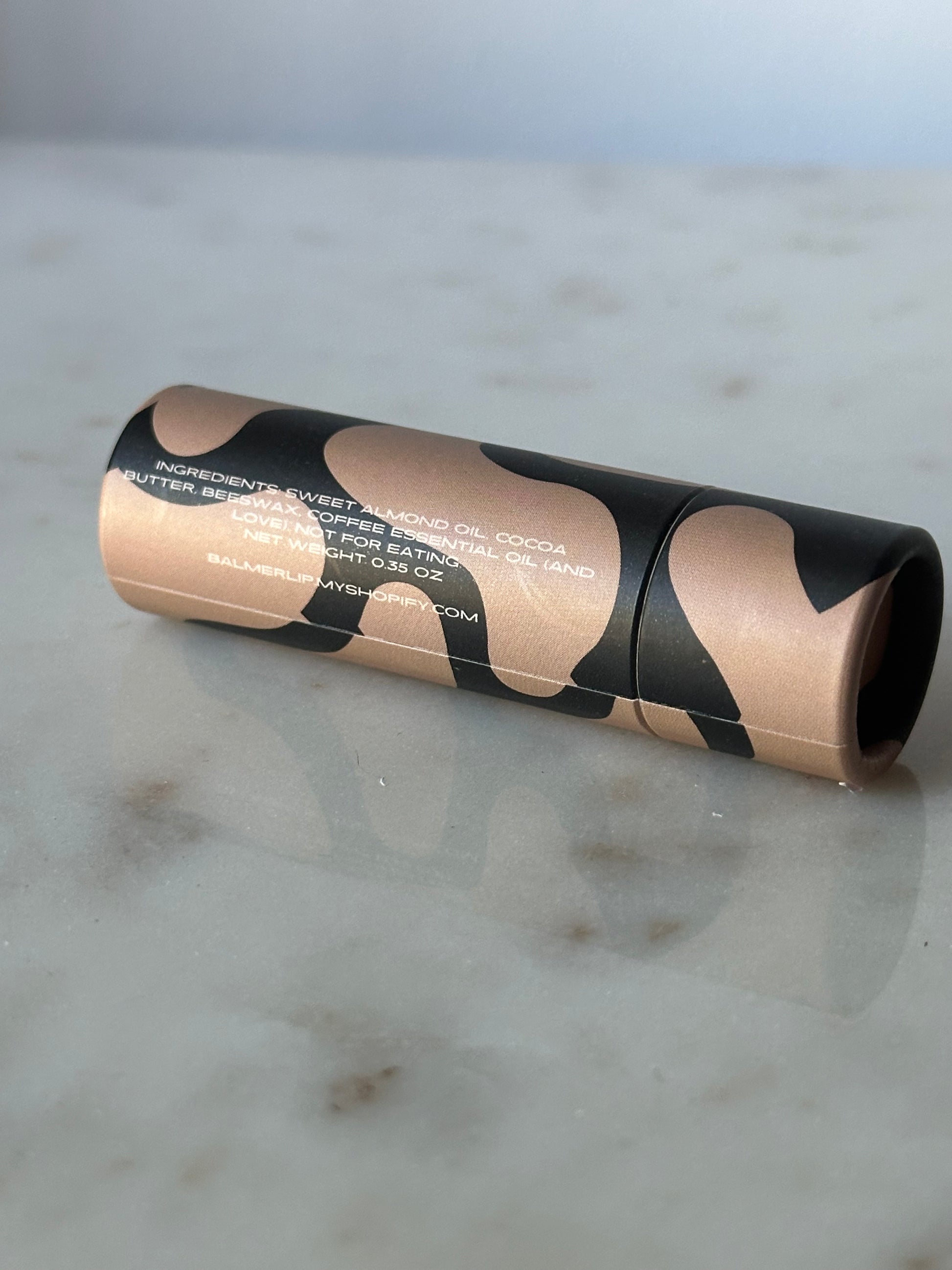 Natural Coffee Lip Balm | Organic Cacao Butter Lip Balm 