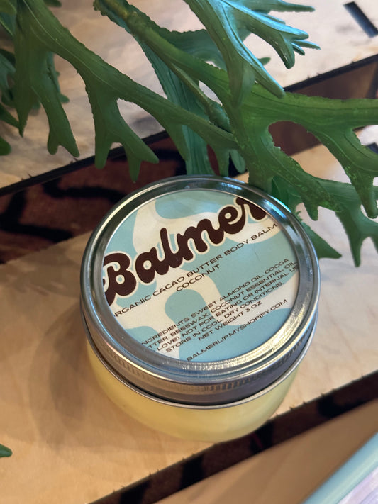 Coconut Body Balm | Hydrating Cacao Butter Balm | Balmerlip