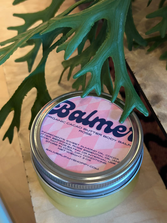 Rose Body Balm | Natural Skin Moisturizer | Balmerlip